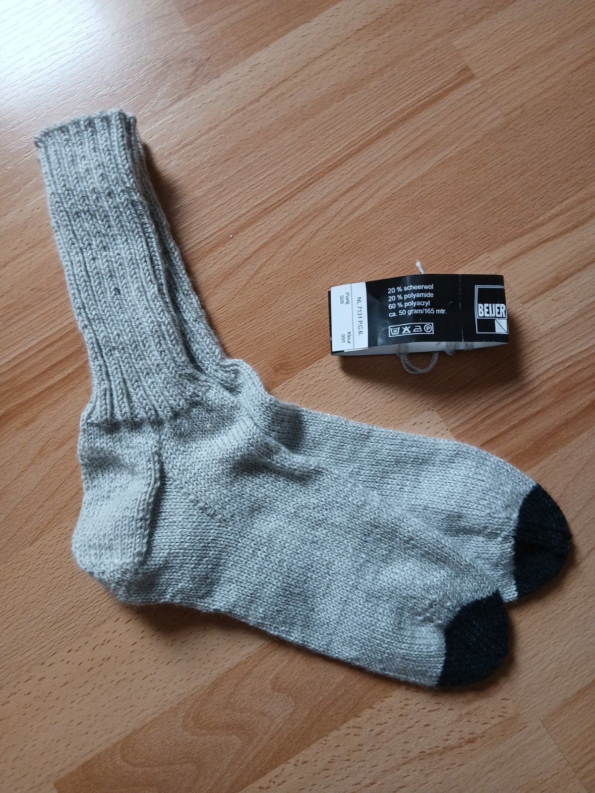 Handgebreide sokken van sokkenwol. Maat 46/47, Kleding | Heren, Verzenden, Nieuw, Maat 43 t/m 46, Overige kleuren