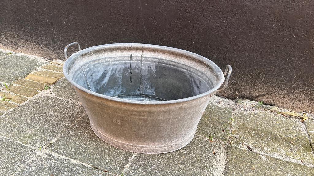Teil van 60 cm lang en 26 cm hoog vintage, Ophalen, Gebruikt, Minder dan 30 cm, Metaal