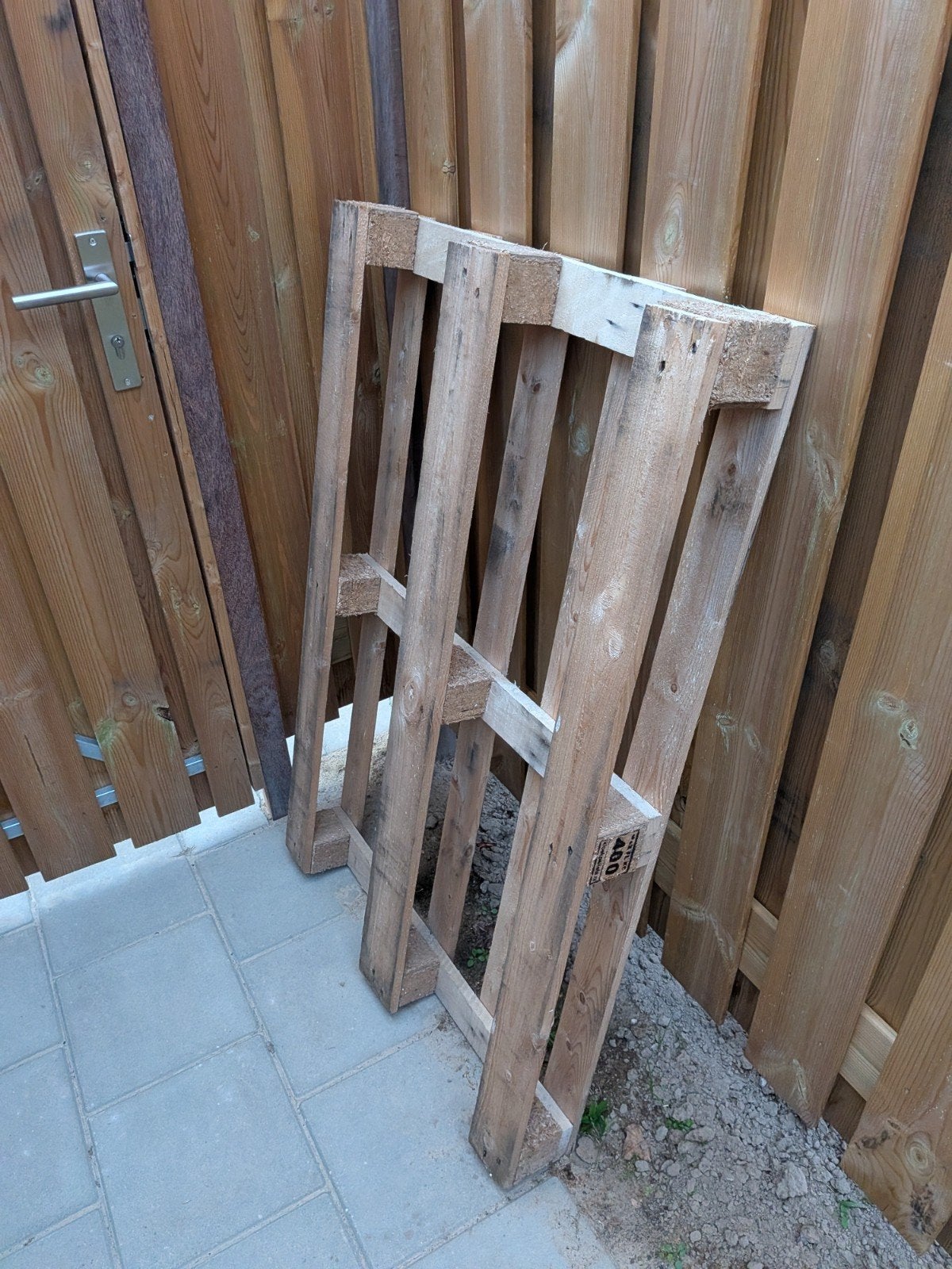 Wegwerp pallet, Tuin en Terras, Ophalen, Hout, Minder dan 3 meter, 1 tot 2 meter