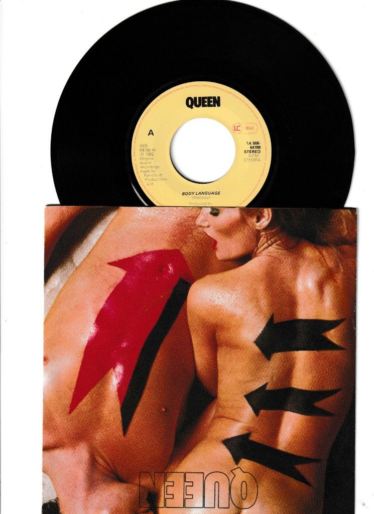 QUEEN    -    BODY LANGUAGE    ////    LIFE IS REAL    [7''], 7 inch, Zo goed als nieuw, Rock en Metal, Overige typen