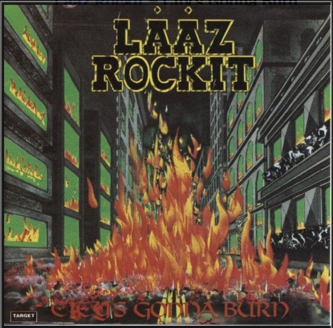 Laaz Rockit City's Gonna Burn Vinyl 1985, LP, Metal, Ophalen of Verzenden, Zo goed als nieuw