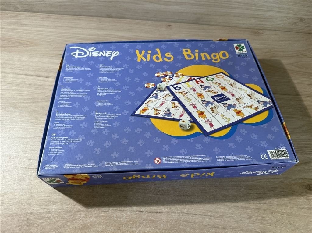 Disney kids bingo - winnie the pooh - s6074, Verzenden, Zo goed als nieuw