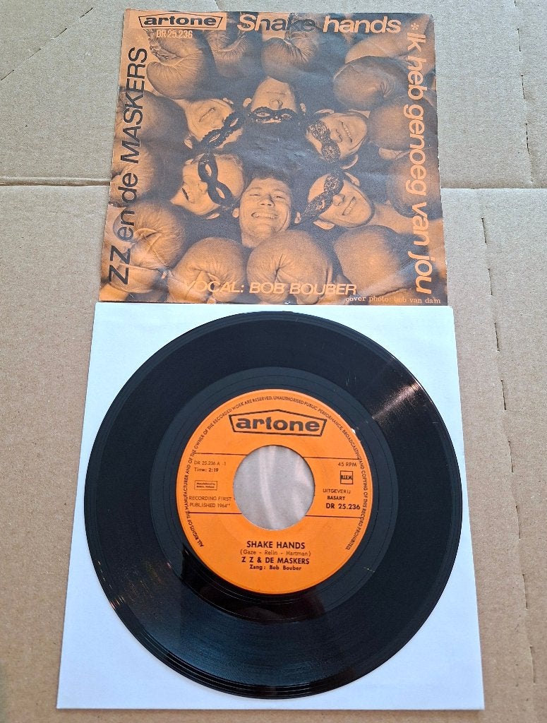 ZZ En De Maskers 7" – Shake Hands, Fotohoes, 7 inch, Single, Ophalen of Verzenden