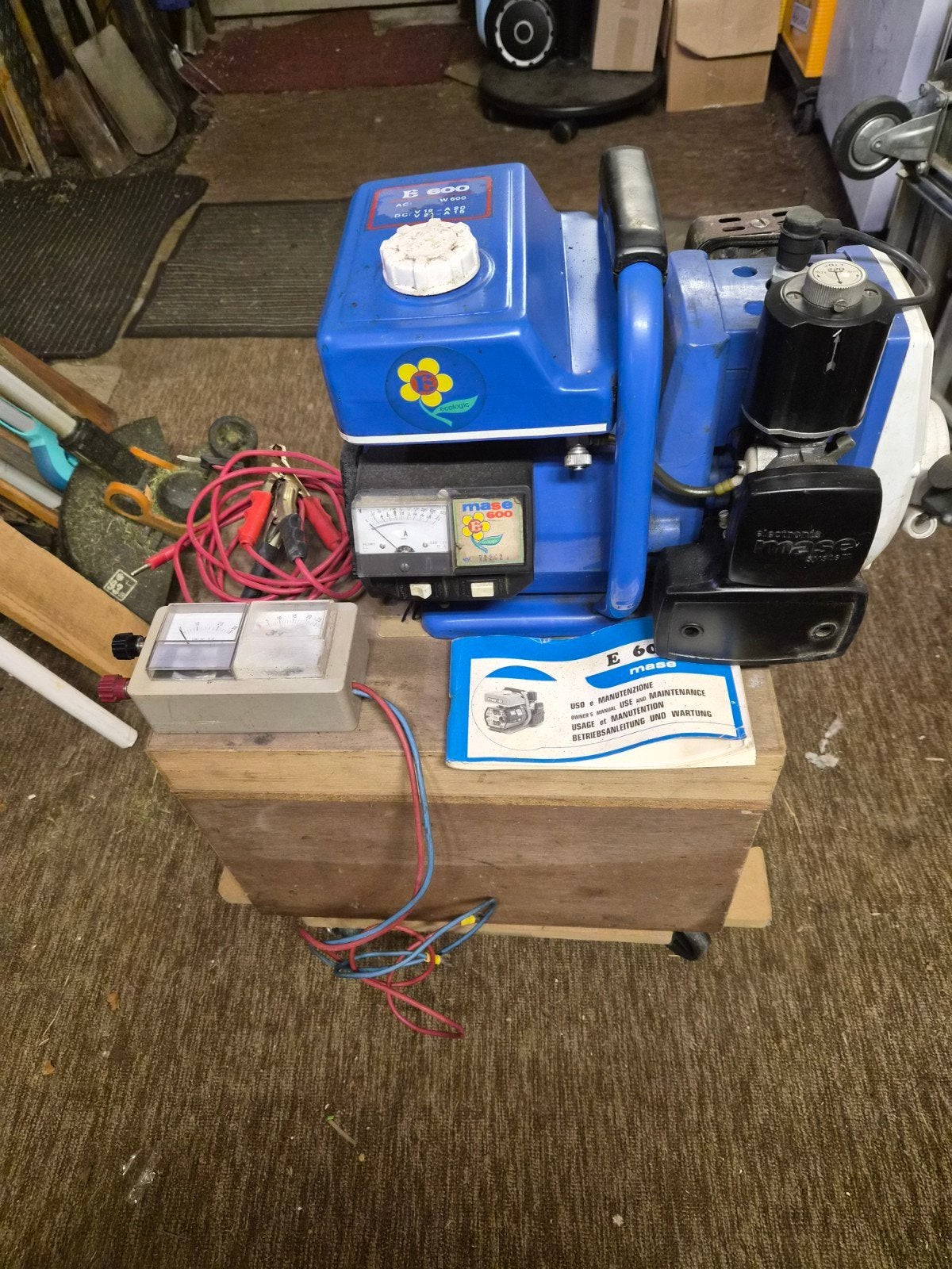Mase E600 Draagbare Stroomgenerator - Benzine, 600 Watt, Ophalen