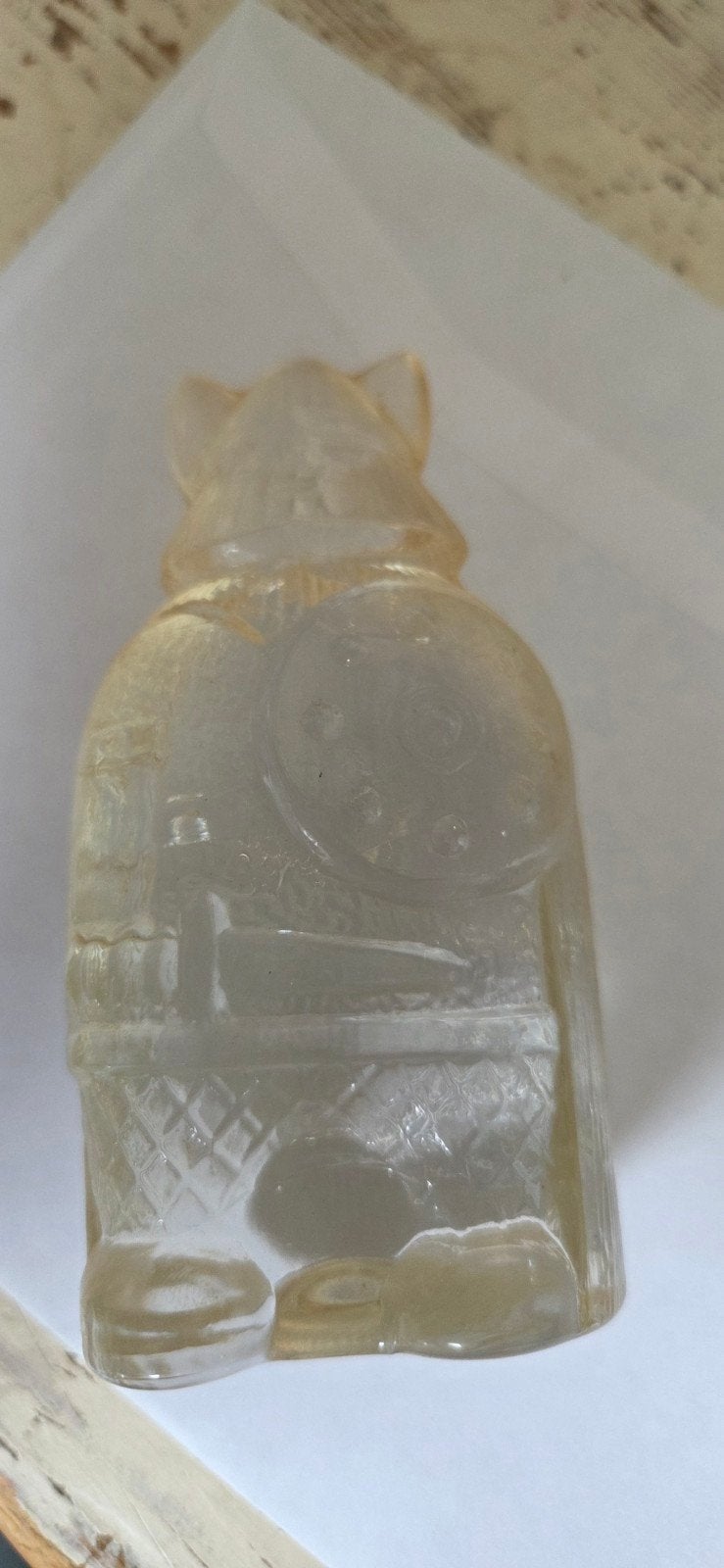 Orrefors Vintage Viking Paperweight - Uniek Glasobject, Ophalen of Verzenden