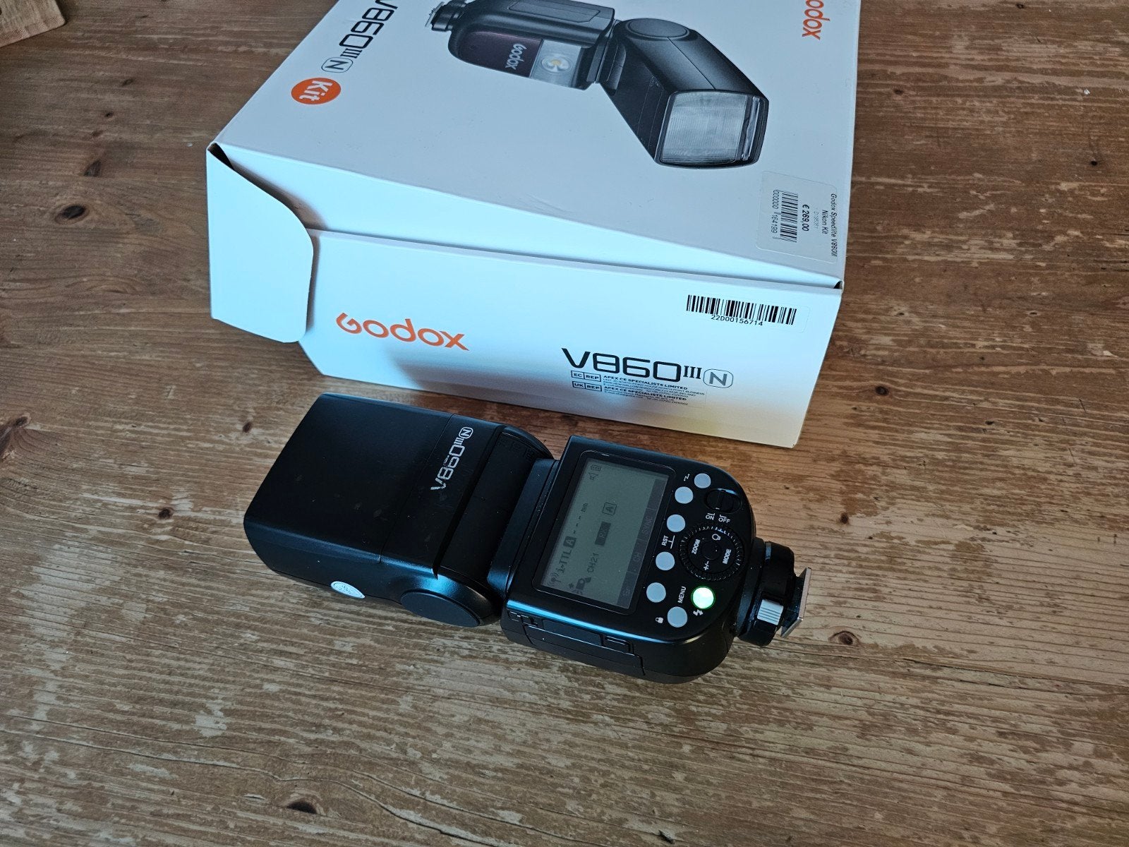 Godox V860III Speedlite Flitser voor Nikon, Audio, Tv en Foto, Fotografie | Flitsers, Nikon, Externe flitser, Ophalen of Verzenden
