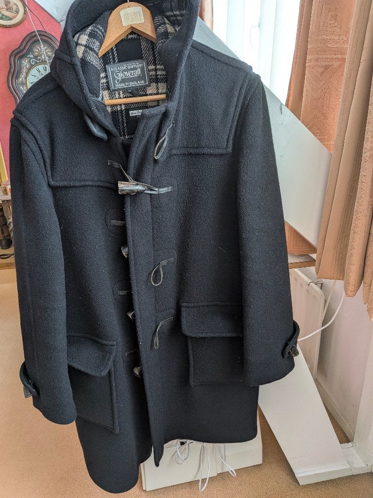Gloverall Jas made in England, Ophalen, Zo goed als nieuw, Maat 48/50 (M), Zwart