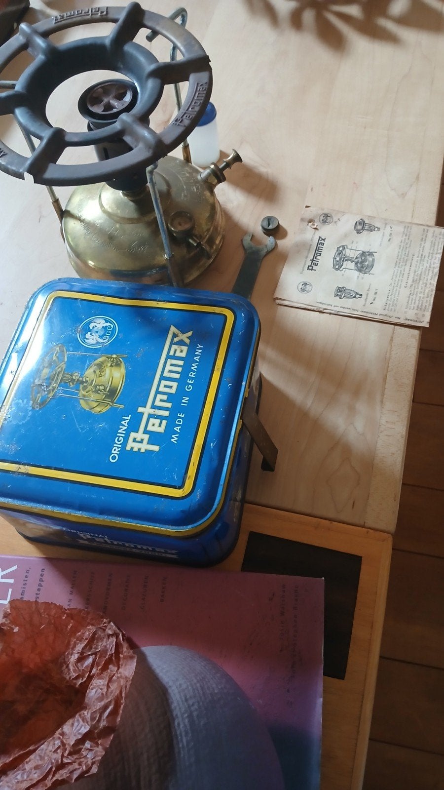 Vintage Petromax Kooktoestel met Originele Doos, Ophalen of Verzenden
