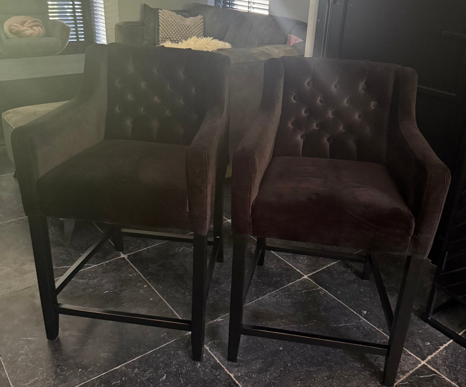 2 barkrukken van Urban Sofa By Ira Ness, Ophalen, Gebruikt, Met voetsteun, 60 tot 90 cm