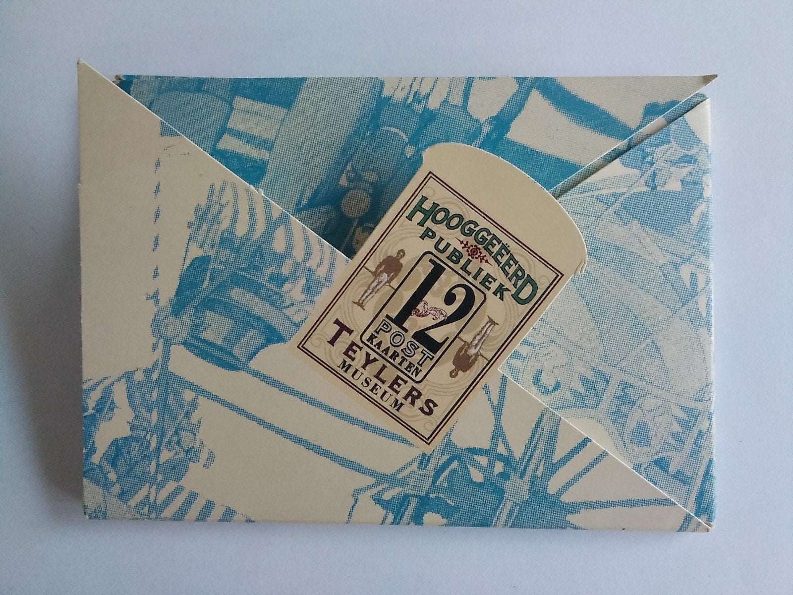 Mapje ansichtkaarten Affiches Circus Teylers Museum Haarlem, Verzamelen, Ansichtkaarten | Themakaarten, Verzenden, 1980 tot heden