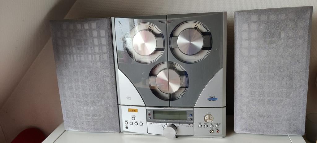 XIRON Microset met 3 CD-wisselaar en losse speakers, Gebruikt, Tuner of Radio, Microset, Ophalen