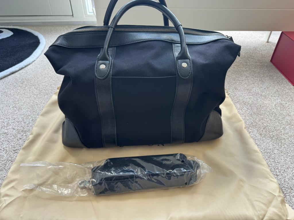 Baron duffle bag (small weekender) black, 30 cm of meer, Zwart, Minder dan 40 cm, Minder dan 35 cm
