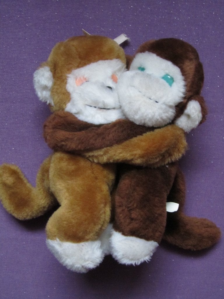 VINTAGE HCK VOLENDAM Knuffel AAPJES. 20 CM **Nieuw**, Kinderen en Baby's, Nieuw, Ophalen of Verzenden, Met label, Middelgroot (20 tot 80 cm)