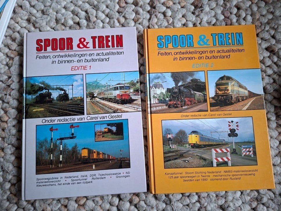 Spoor & Trein Boeken - Editie 1 en 2 (Carel van Gestel), Ophalen of Verzenden, Zo goed als nieuw, Carel van Gestel, Trein