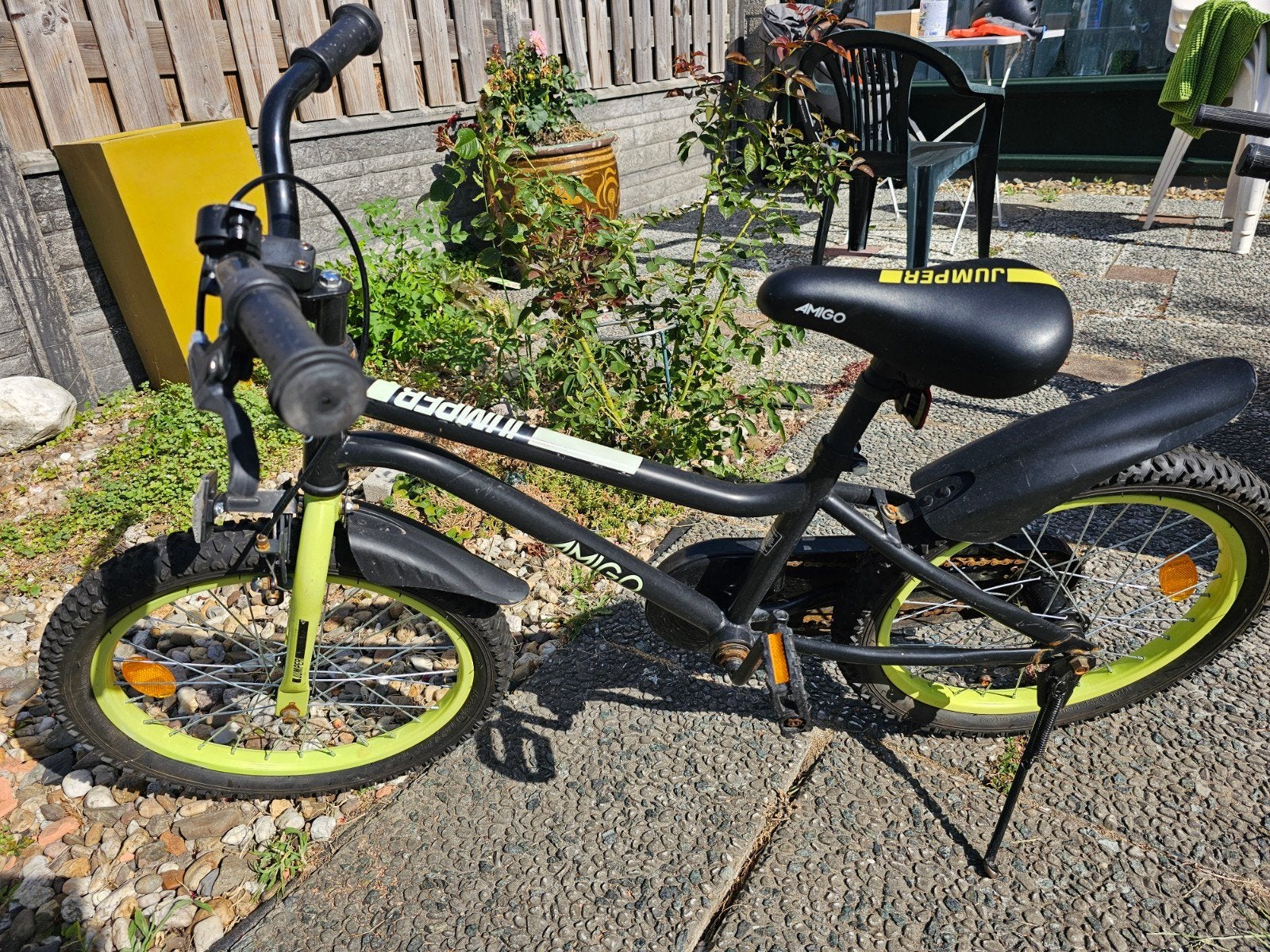 Amigo Kinderfiets 18-20 inch, Ophalen, Terugtraprem, Amigo, 16 tot 20 inch