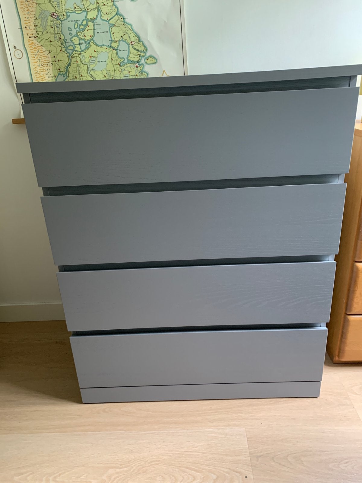 Malm ladekast, nog geen jaar gebruikt!, Ophalen, 50 tot 100 cm, Zo goed als nieuw, 3 of 4 laden