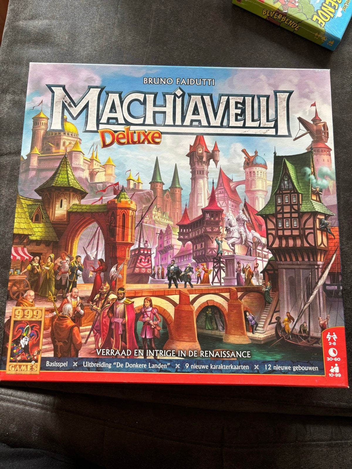 Machiavelli Deluxe Bordspel, Een of twee spelers, Ophalen of Verzenden, Zo goed als nieuw