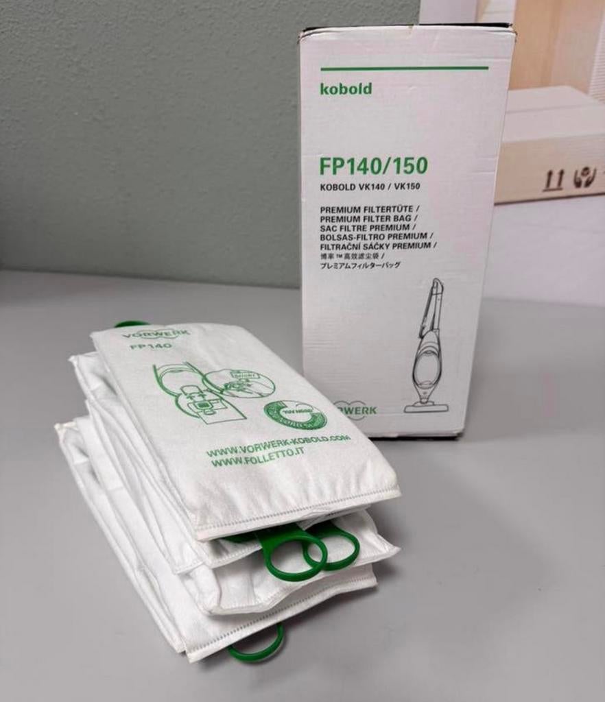 Vorwerk Kobold FP140 FP150 originele stofzuigerzakken Nieuw, Overige typen, Ophalen of Verzenden, H, H