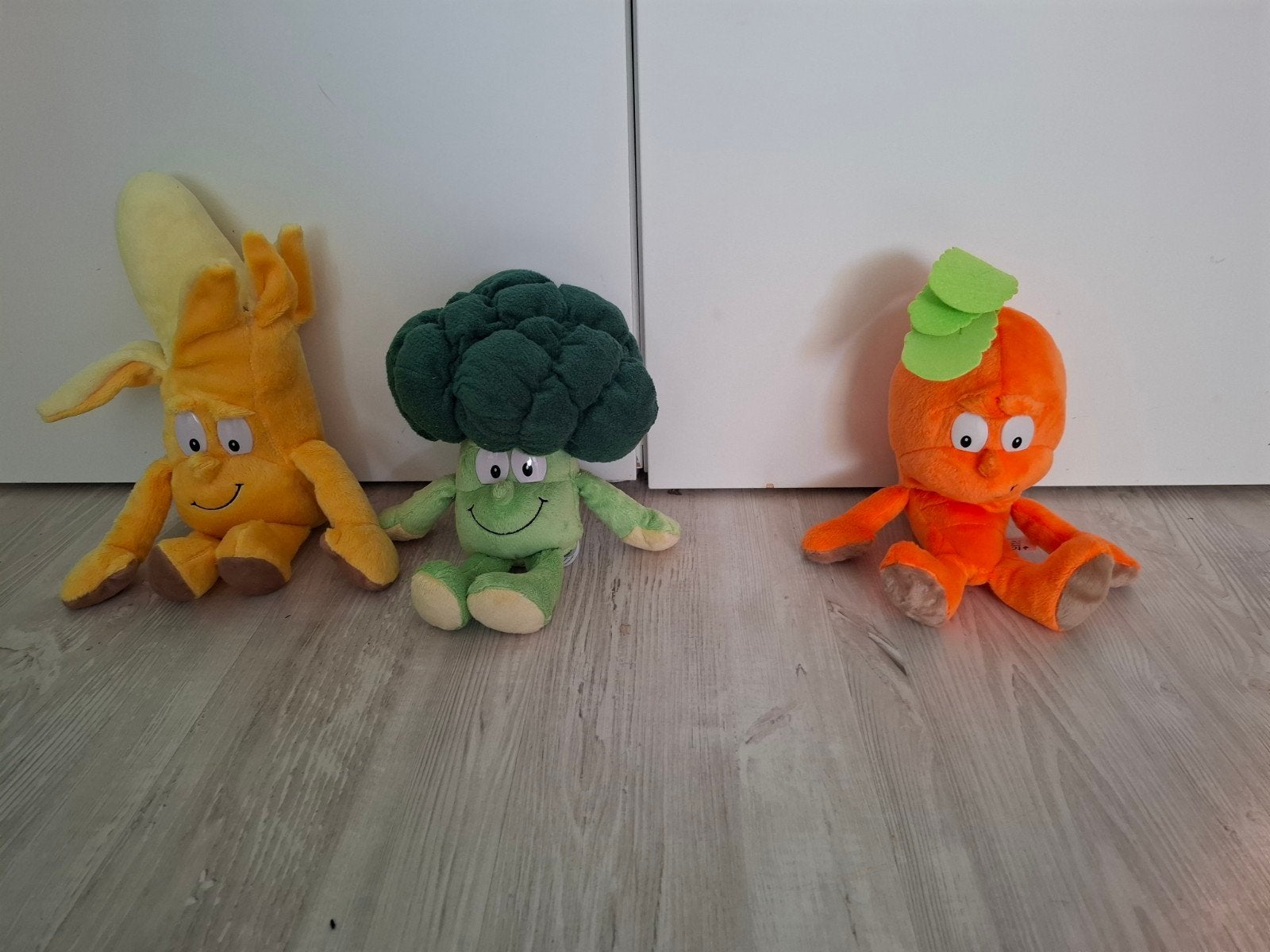 Banaan, broccoli of wortel knuffel, Ophalen of Verzenden, Nieuw, Overige typen, Middelgroot (20 tot 80 cm)