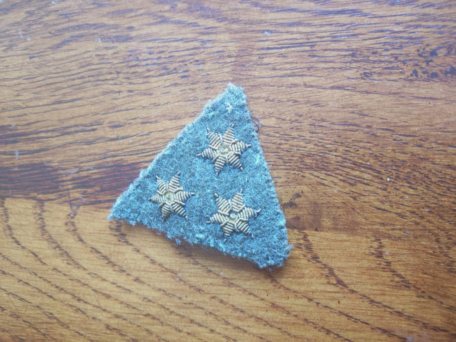 Nederlands rang embleem kapitein Landmacht 1940, Ophalen of Verzenden, Landmacht, Nederland, Embleem of Badge