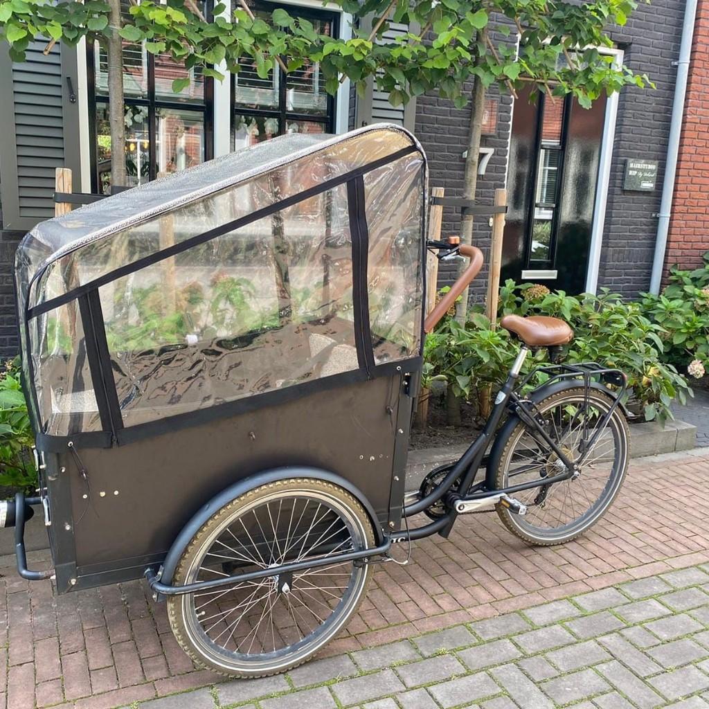 Nieuwe regenhoezen voor diverse bakfietsen  €95  per stuk, Ophalen of Verzenden, Nieuw, Yokids