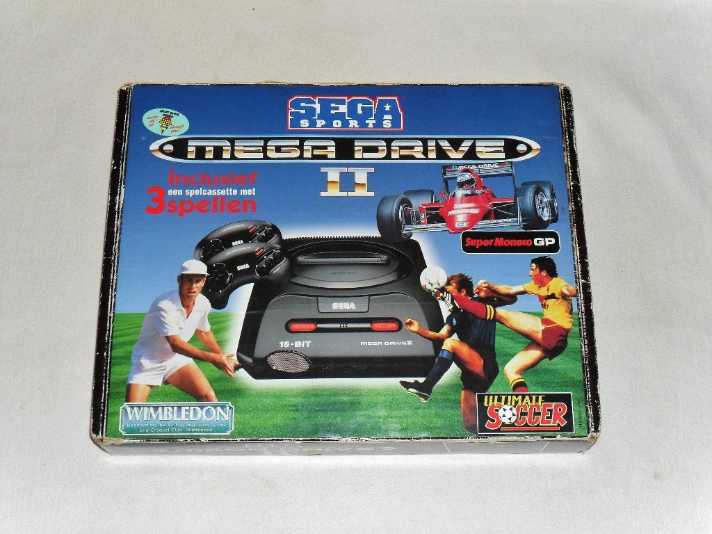 Sega Mega Drive II Sega Sports edition, Ophalen, Gebruikt, Met 2 controllers, Mega Drive