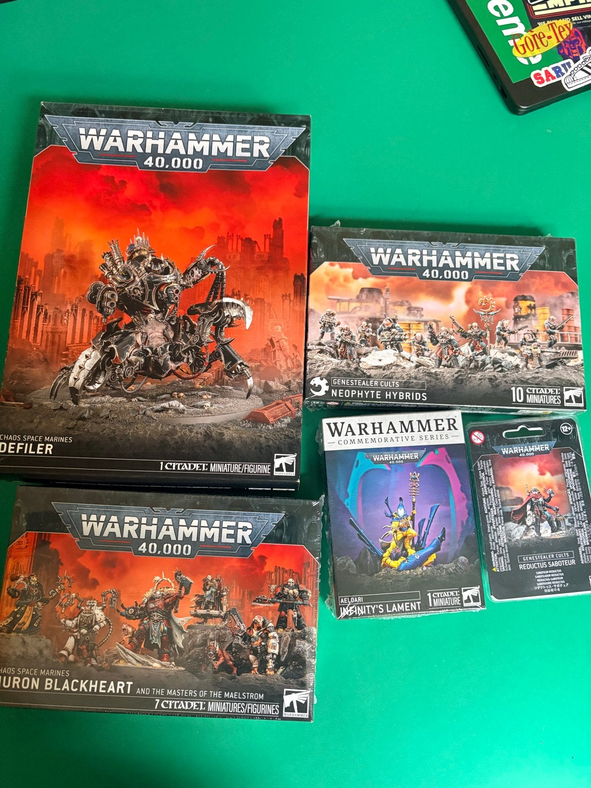 Warhammer 40.000 chaos space marines genestealer cult eldar, Hobby en Vrije tijd, Ophalen of Verzenden, Nieuw, Warhammer 40000