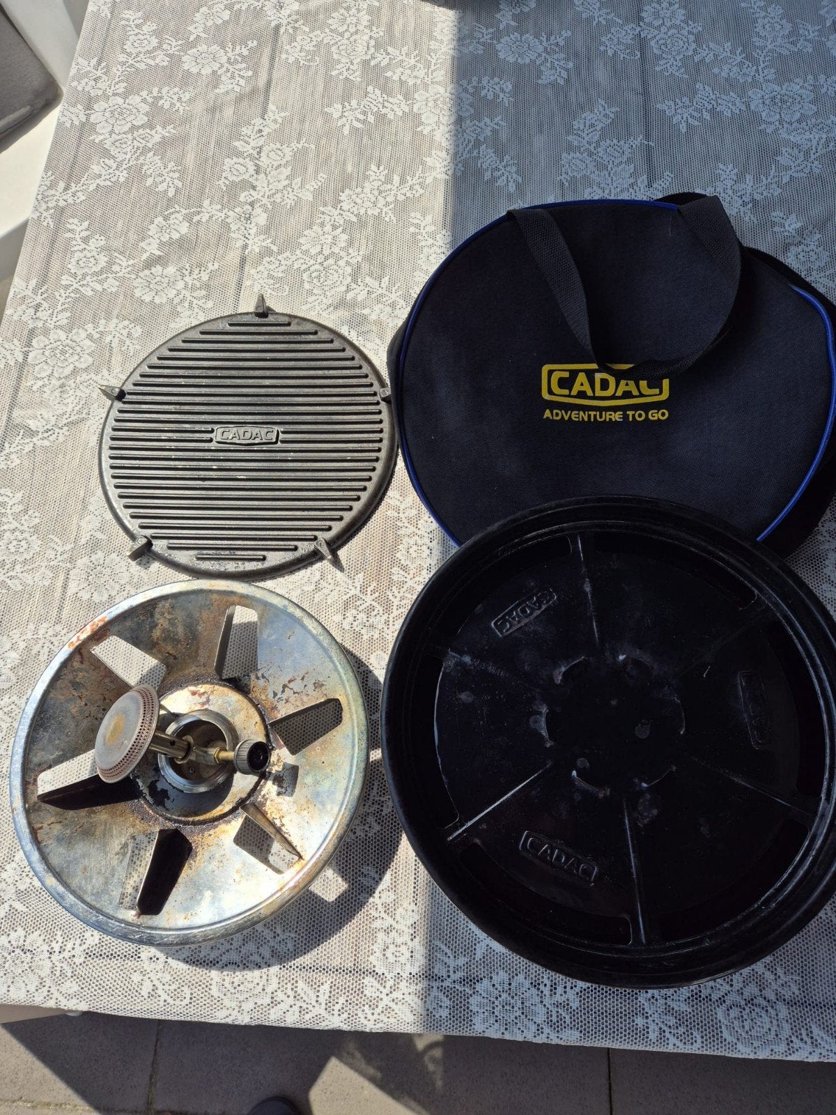 Cadac Safari Chef 2 - Compacte en veelzijdige gasbarbecue, Ophalen of Verzenden, Gebruikt