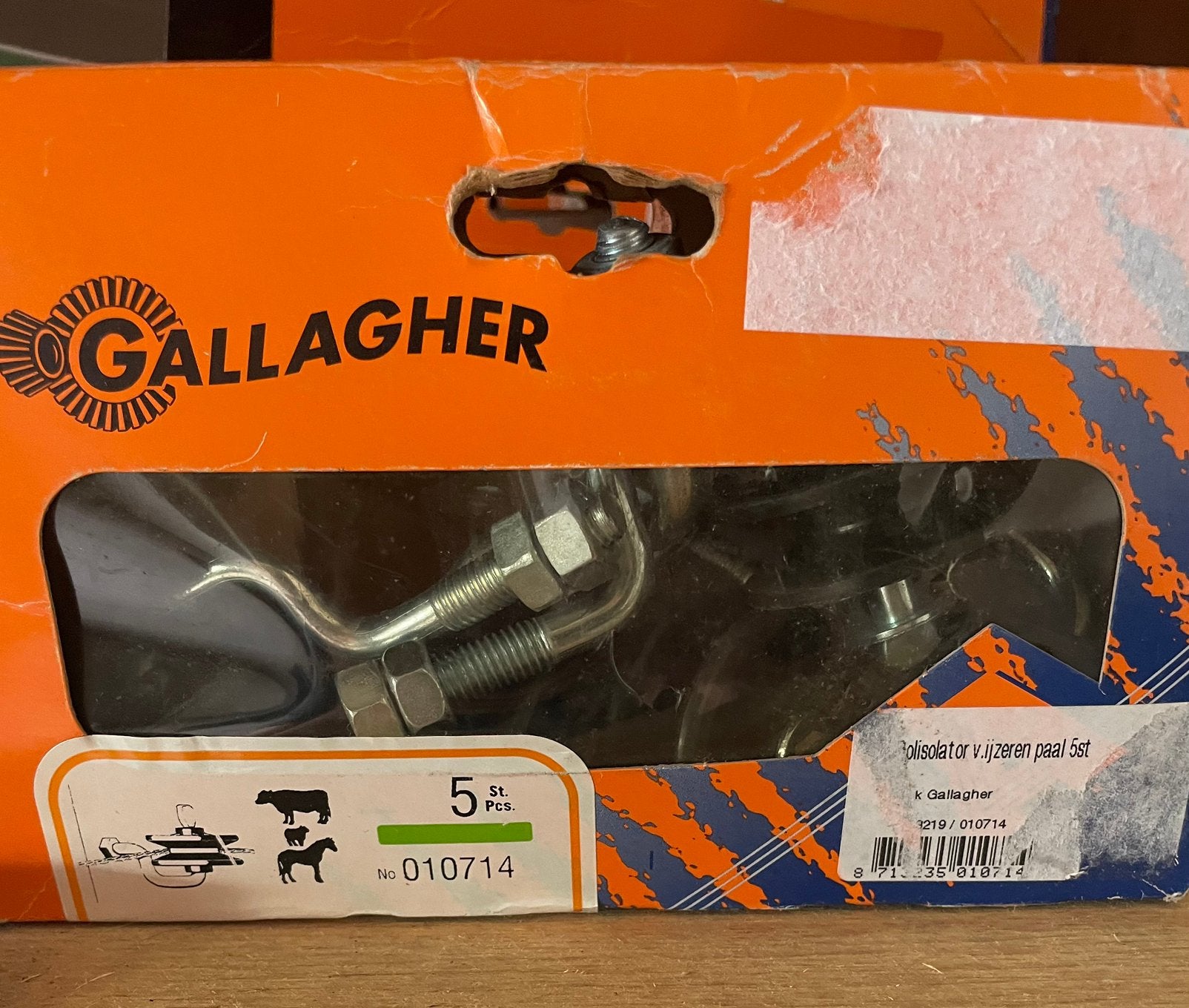 Gallagher hoekisolator, Toebehoren