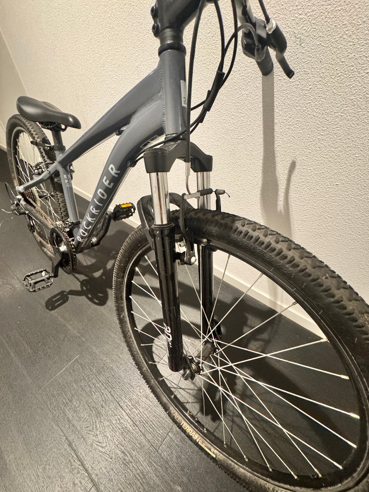Rockrider ST 100 Mountainbike - Grijs - Gebruikt, Hardtail, 49 tot 53 cm, Zo goed als nieuw, Ophalen