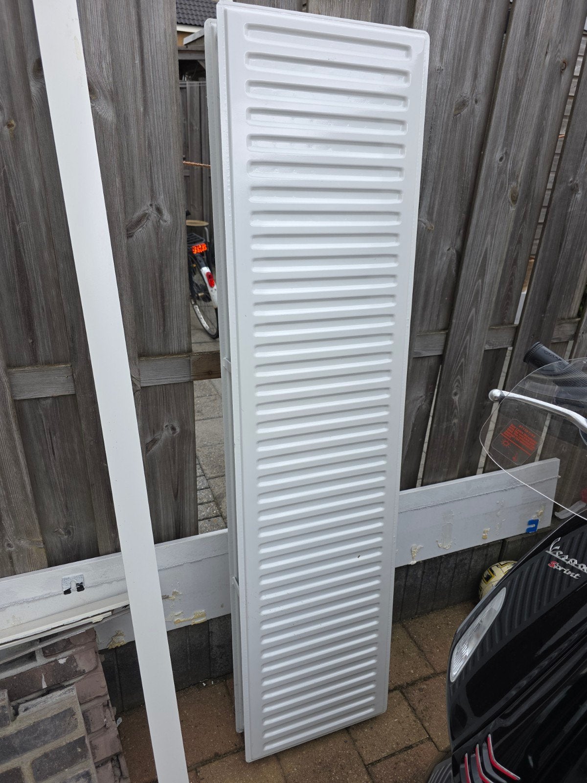 Witte radiator, zo goed als nieuw, Radiator, Ophalen of Verzenden, Zo goed als nieuw, 60 tot 150 cm