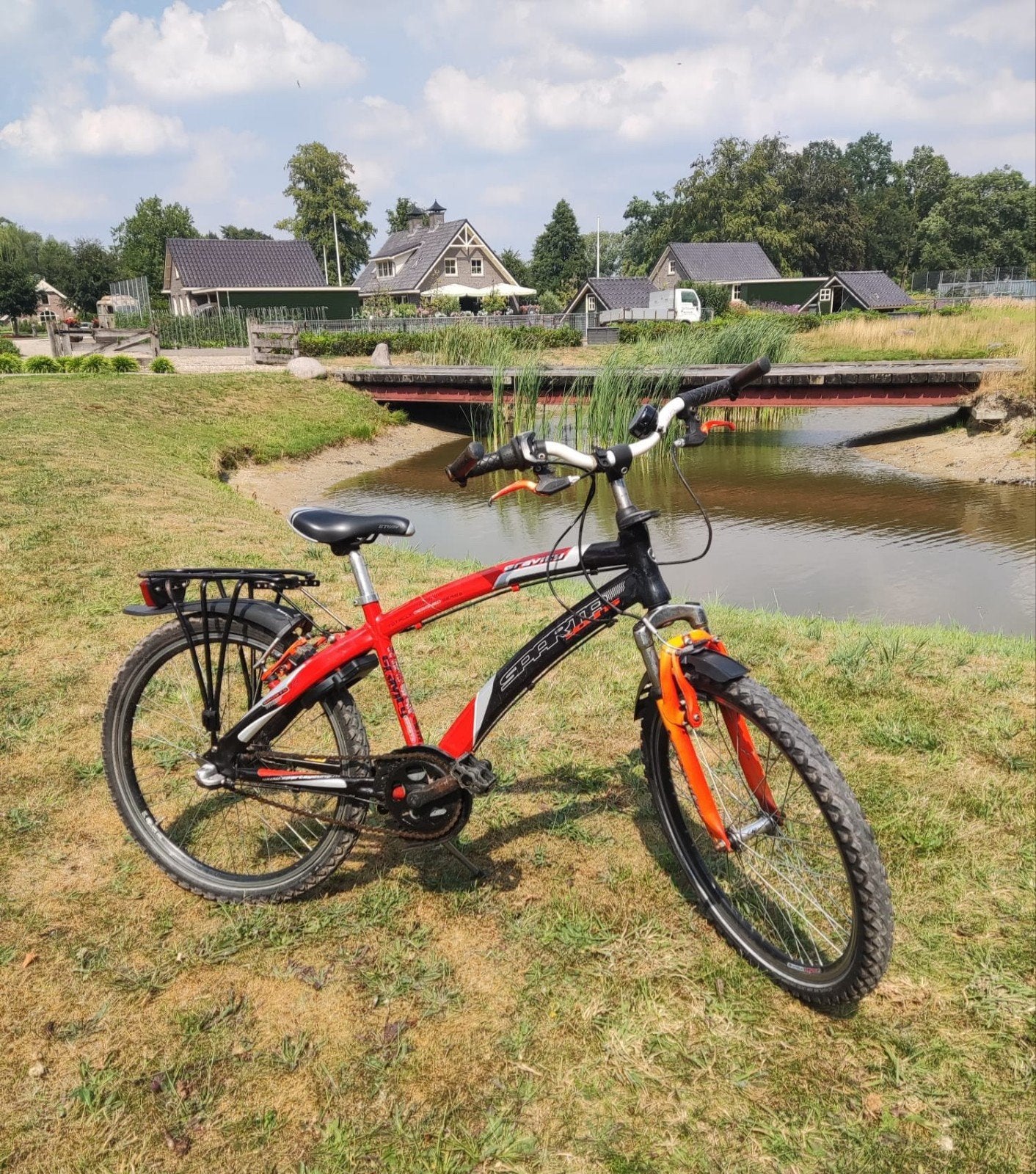 Mooie Sparta Gravity jongens fiets 24 inch, Ophalen, 24 inch of meer, Gebruikt, Staal