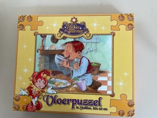 Pardoes de Tovenaar Vloerpuzzel Efteling. Zwijsen thuis., Ophalen, Meer dan 50 stukjes, Zo goed als nieuw, 4 tot 6 jaar