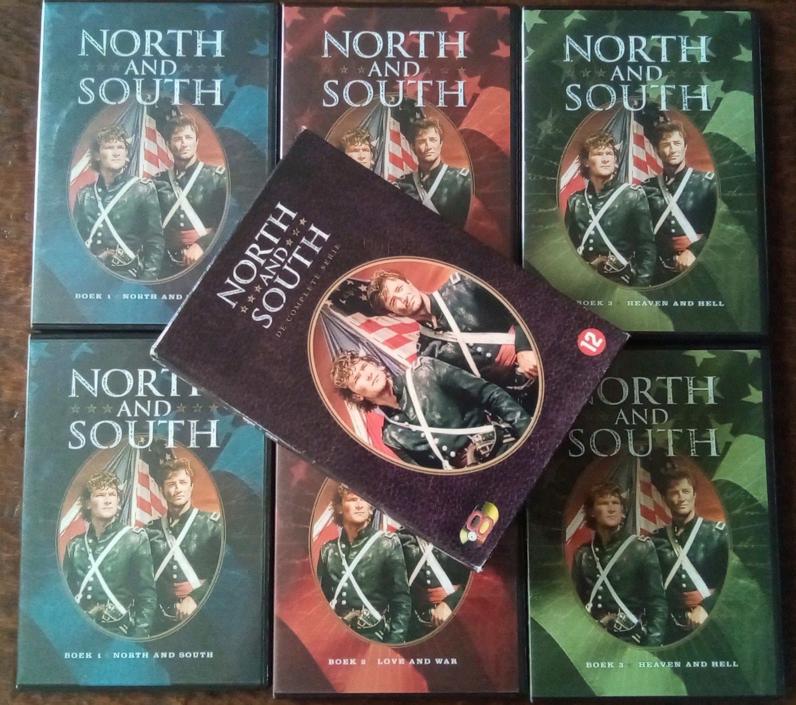 North and South: De Complete Serie (8 DVD Boxset), Engels, Nederlands, Drama, Ophalen of Verzenden