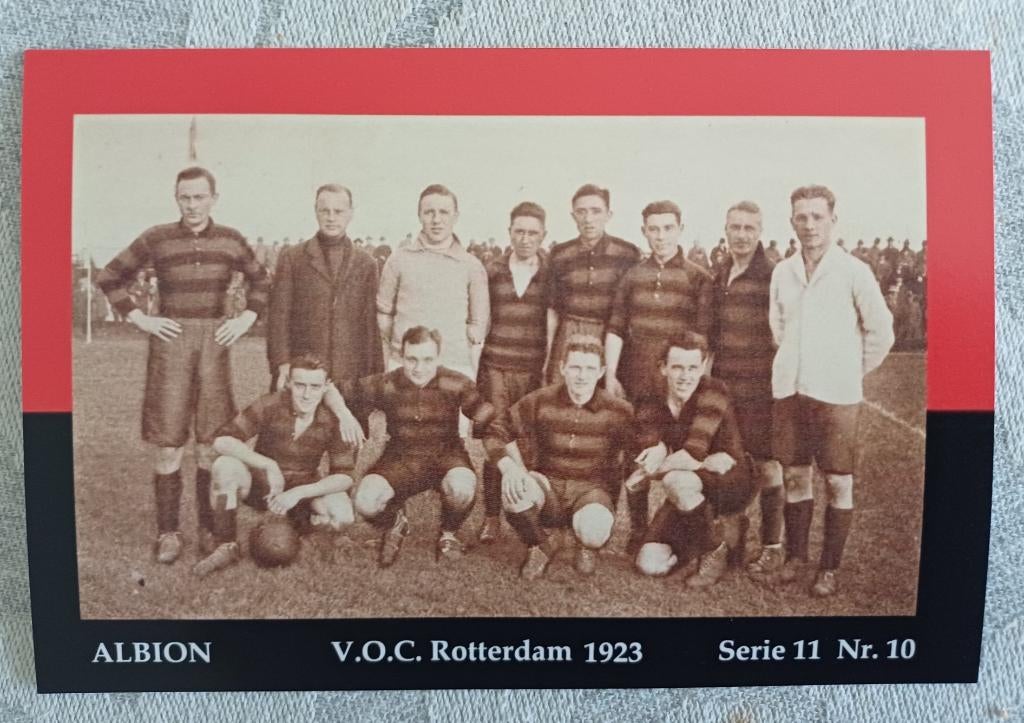 Complete serie van 10 foto kaarten VOC Rotterdam, Ophalen of Verzenden, Zo goed als nieuw, Overige binnenlandse clubs, Poster, Plaatje of Sticker
