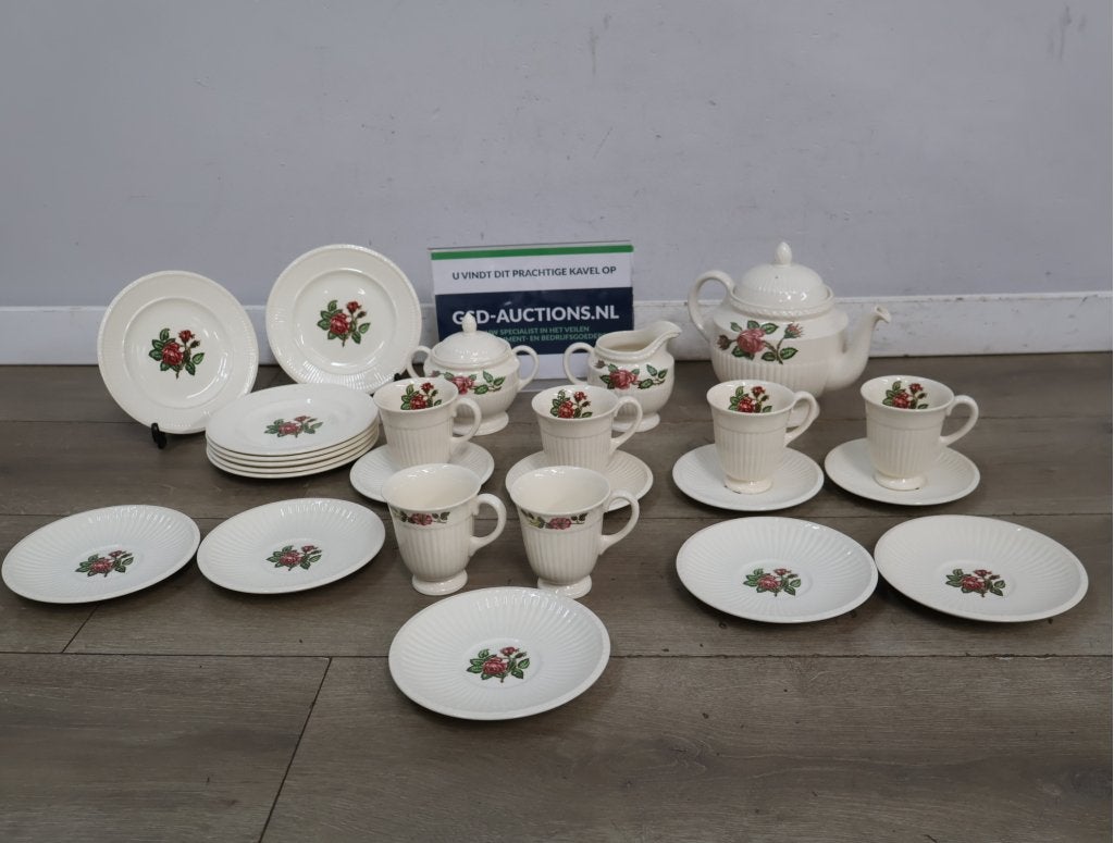 Wedgwood Servies - 'Moss Rose', Ophalen of Verzenden, Niet ingevuld, Niet ingevuld, Niet ingevuld