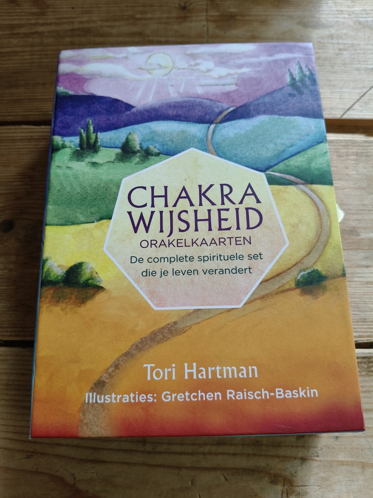 Tori Hartman - Chakra wijsheid orakelkaarten, Tarot of Kaarten leggen, Overige typen, Ophalen of Verzenden, Zo goed als nieuw