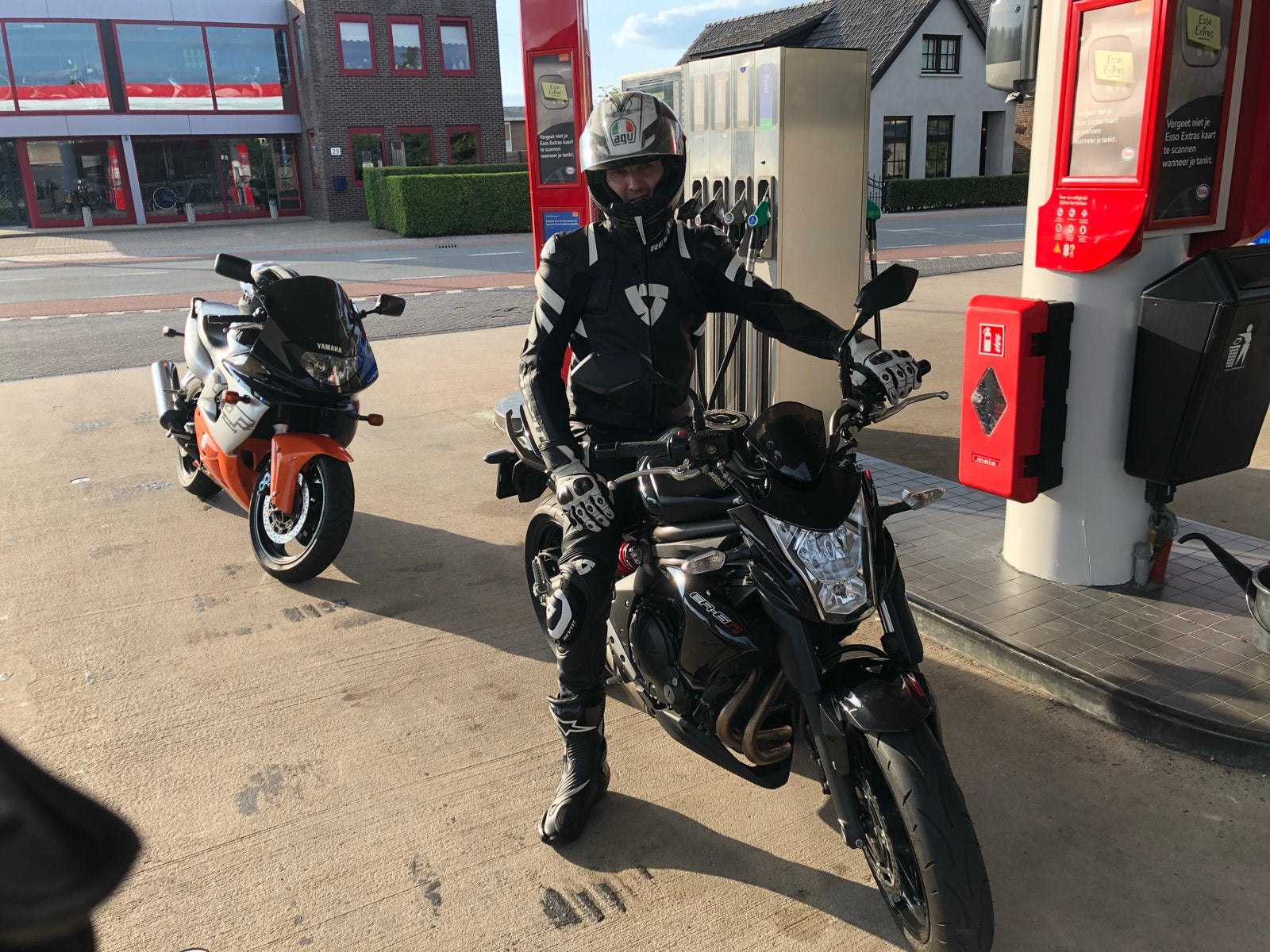 REV'IT! Argon 3 Leren Combipak mét laarzen én AGV helm!, Motoren, Kleding | Motorkleding, Combipak, Heren, Tweedehands, Ophalen