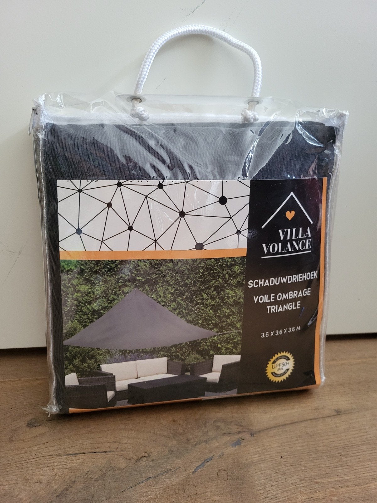 Nieuw schaduwdoek 3,60 x 3,60, Ophalen of Verzenden, Nieuw