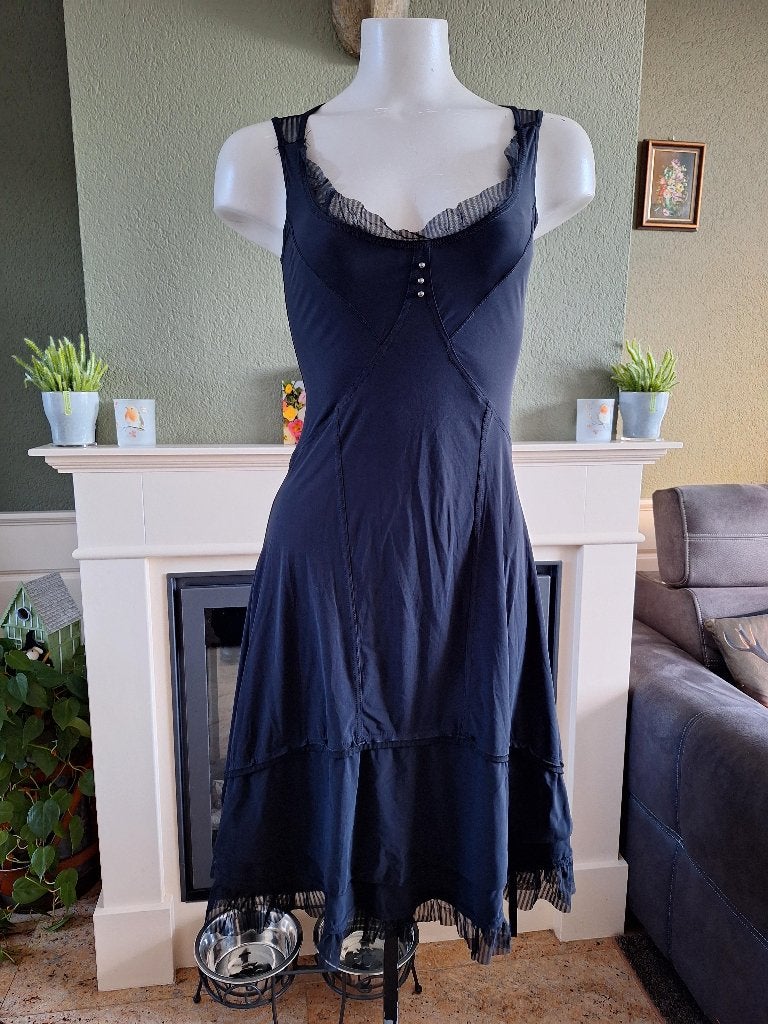 Eva Kayan zwart jurk jurkje 36 S, Kleding | Dames, Verzenden, Zwart, Eva Kayan, Zo goed als nieuw