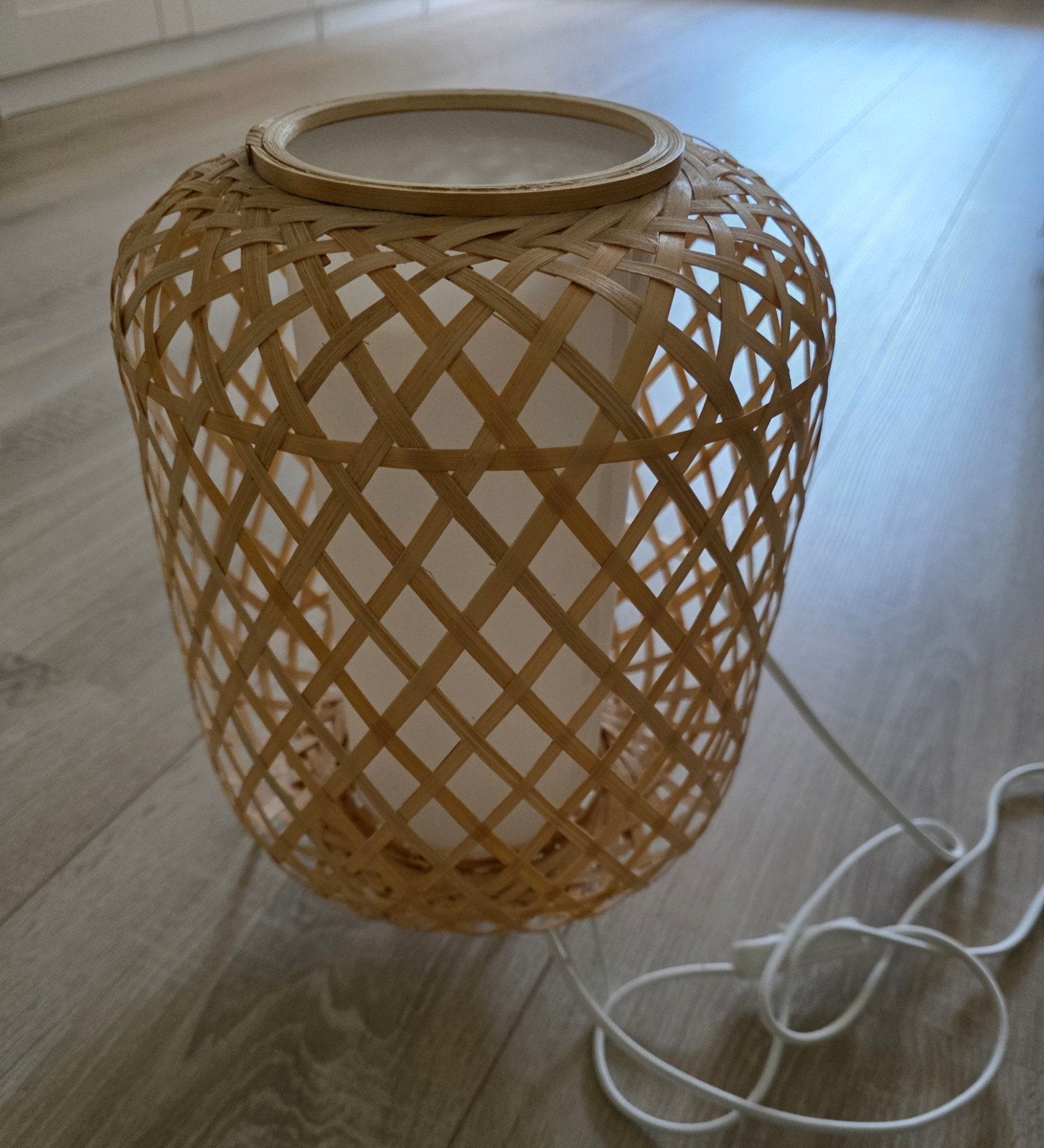 Ikea tafellamp + 4 placemats 37cm, Ophalen, Zo goed als nieuw, IKEA