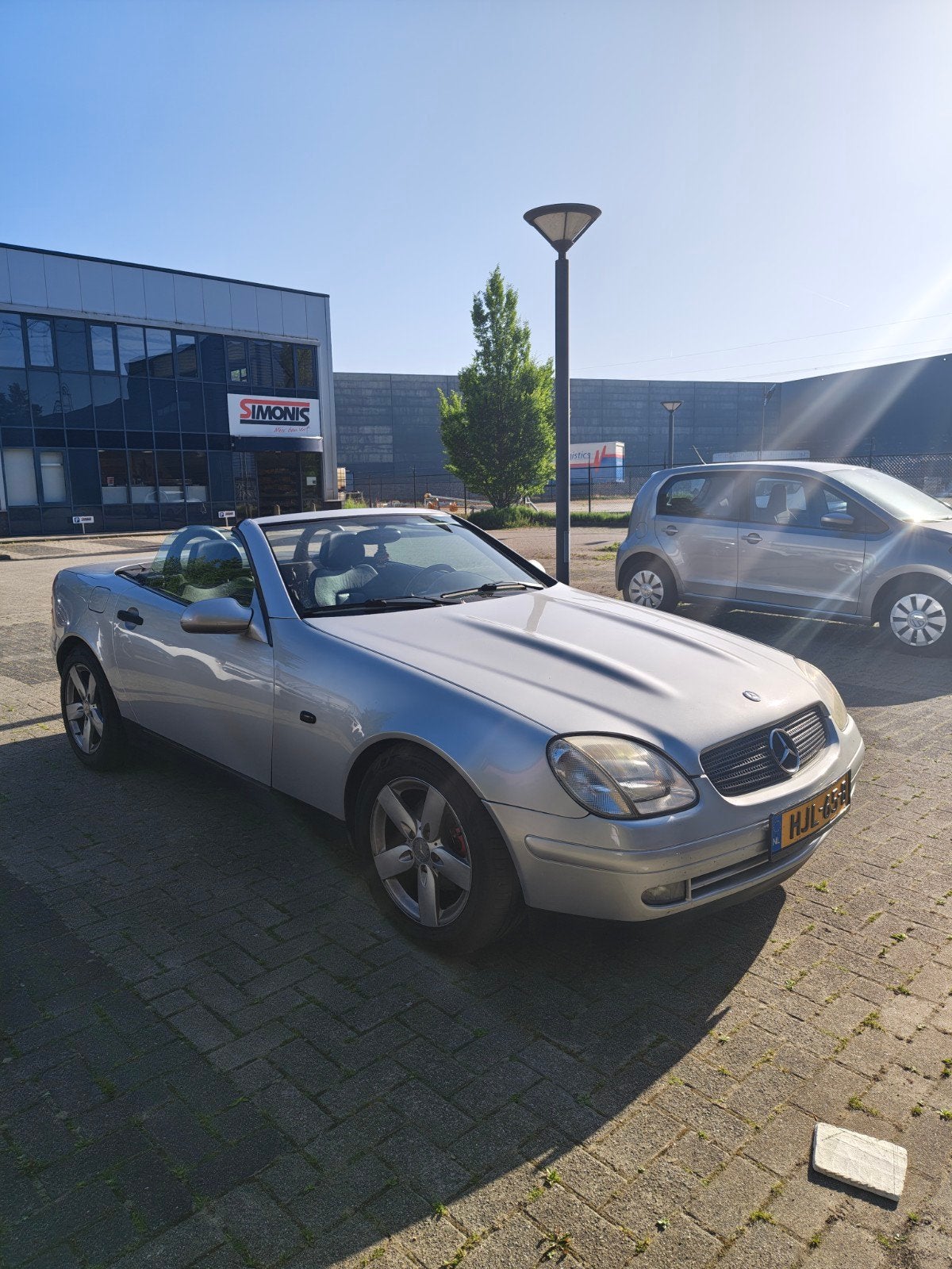 Mercedes SLK 230 kompressor 1999 Grijs, Cabriolet, 193 pk, 1250 kg, 2295 cc