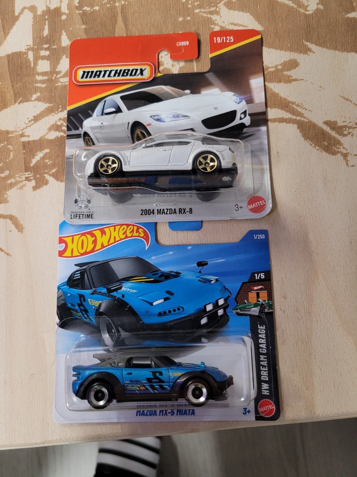 Hotwheels / matchbox mazda modellen nieuw, Ophalen of Verzenden, Nieuw, Auto