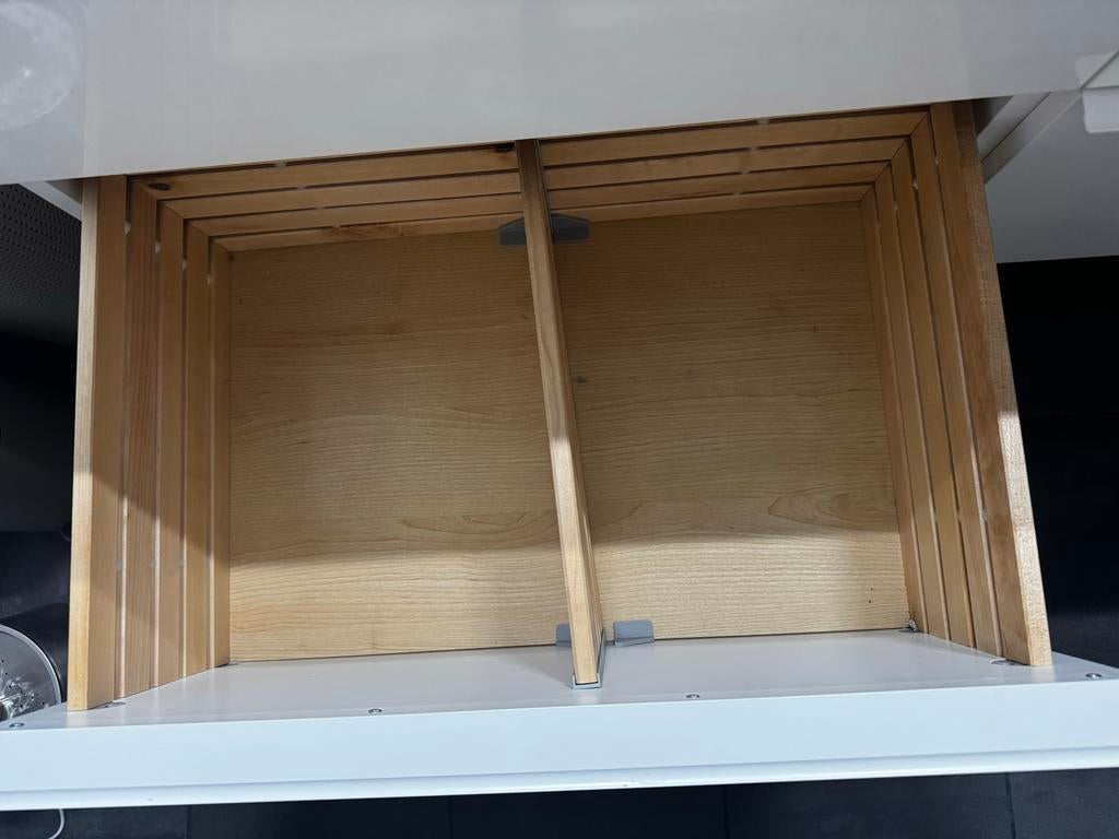 IKEA GODMORGON wastafelkast met 4 lades, wit, Ophalen, 100 tot 150 cm, Zo goed als nieuw, Minder dan 100 cm