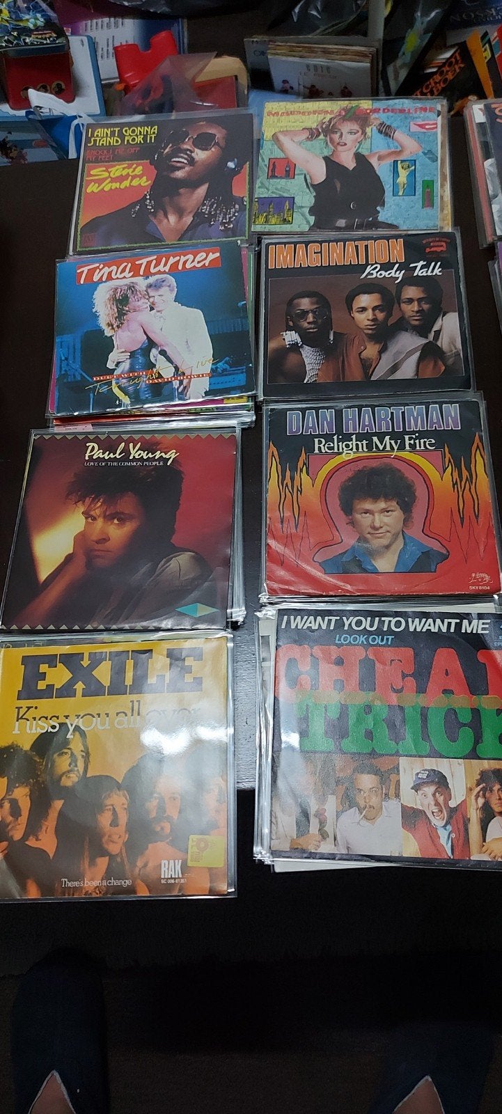 vinyl singles (160 stuks ), Cd's en Dvd's, Vinyl Singles, Ophalen, Gebruikt, Pop