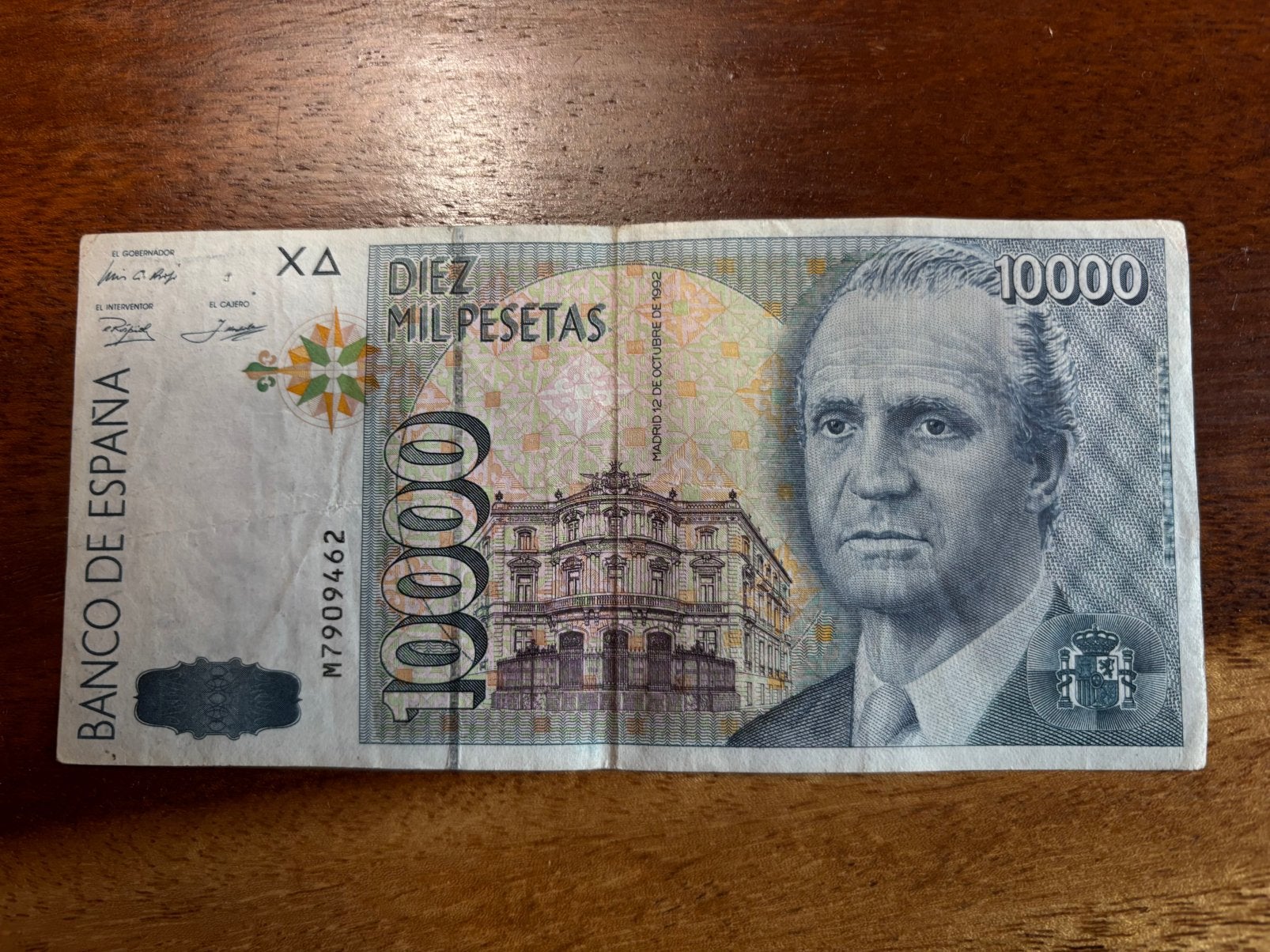 Spanje 10.000 pesetas 1992 biljet, Postzegels en Munten, Bankbiljetten | Europa | Niet-Eurobiljetten, Ophalen of Verzenden, Overige landen