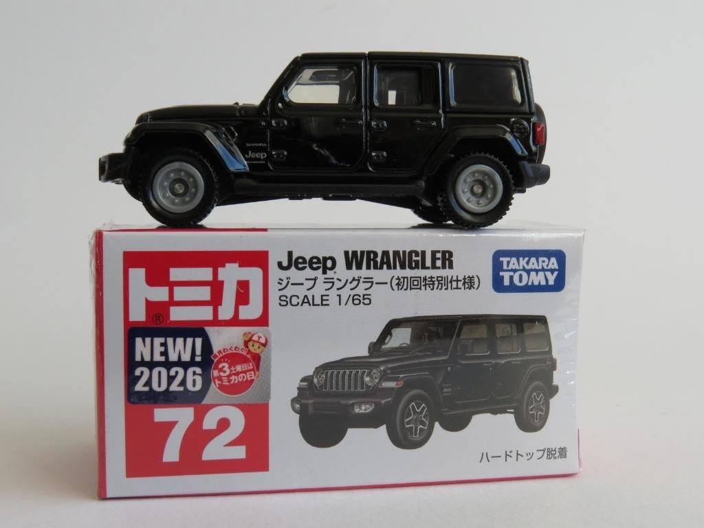 Tomica nr72 Jeep Wrangler (sp) 1/65 3inch tomy, Ophalen of Verzenden, Nieuw, Auto