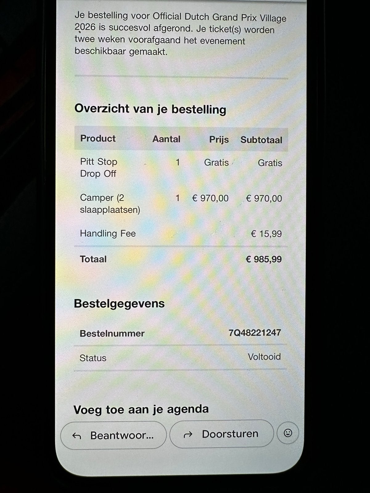 Camperplaats voor 2 personen - Dutch Grand Prix 2026, Twee personen, Meerdaags