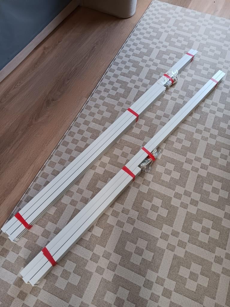 IKEA Gordijnroede Vigda x2 stuks, Ophalen of Verzenden, Gebruikt, Wit