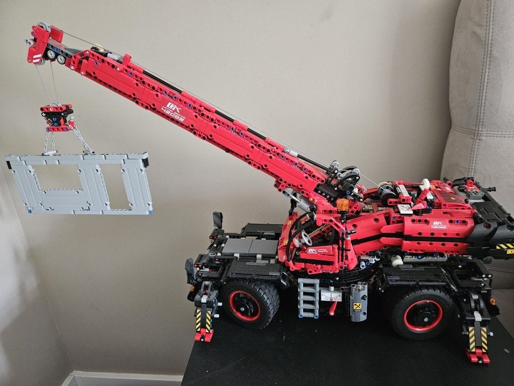 LEGO 42082 All Terrain Crane, Lego, Ophalen of Verzenden, Zo goed als nieuw, Technic